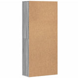 Highboard Grey Sonoma 80x35x180 cm Engineered Wood 3276656