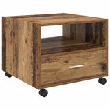 Coffee Table Old Wood 55 x 55 x 45cm Engineered Wood 880468