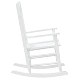 Rocking Chairs for Children 2 pcs White Solid Wood Poplar 3281596