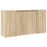 Reception Desk Sonoma Oak 200x50x103.5 cm Engineered Wood 3324216