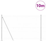 Welded Wire Fence with Concrete Base 10 x 1.5 m 3353777