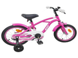 Kids Bike 12 Inches for 2-4 Years Old Dark Pink 42009690