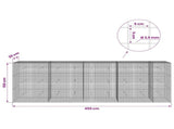 Gabion with 3.5 mm Wire and 5x5 cm Mesh 450x30x150 cm 3462267