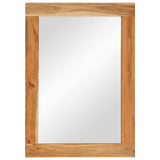 Mirror 70x50 cm Solid Wood Acacia and Glass 351983