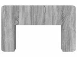 Headboard Cabinet with Storage Grey Sonoma Engineered Wood 8001198