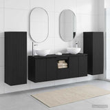 Bathroom Furniture Set 5 pcs Black 33 x 34.5 x 100 cm 3405984