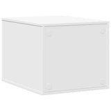 Cat Litter Box Enclosure White 47x59x42 cm Engineered Wood 857760
