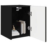 TV Wall Cabinet 2 pcs Black 30 x 31 x 40 cm Engineered Wood 892252