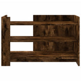 Coffee Table Smoked Oak 80x50x50 cm Engineered Wood 848343