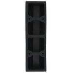 ZNTS Parking Blocks 2 pcs Rubber 49x15x9 cm 142838