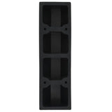 ZNTS Parking Blocks 2 pcs Rubber 49x15x9 cm 142838