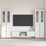 TV Cabinet Set with Drawer FLORIN 3 pcs White Engineered Wood 3397994