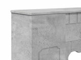 Fireplace Surround Concrete Grey 93 x 20 x 89 cm 8006627