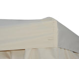 3 x 3 m Garden Gazebo Double Roof Marquee Patio Wedding Party Tent Canopy Shelter with Sidewalls, T3398P324050