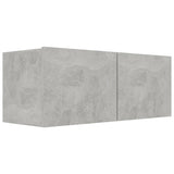 6 Piece TV Cabinet Set Concrete Grey Engineered Wood 3114457