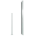 Patio Retractable Side Awning 120x500 cm Black 48388