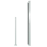 Patio Retractable Side Awning 120x500 cm Black 48388