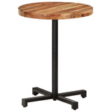 Bistro Table Round 60x75 cm Solid Acacia Wood 320277