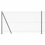Welded Wire Fence with Concrete Base 100 x 1.2 m 3353733
