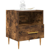 Bedside Cabinets 2 pcs Smoked Oak 40x35x47.5 cm Engineered Wood 827415