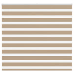 ZNTS Zebra Blind Sand Brown 165x100 cm Fabric Width 160.9 cm Polyester 4014534