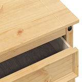 Console Table Corona 73x35x73 cm Solid Wood Pine 4002776