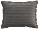 Cushion Cover 12 pcs HOUTEN Dark Grey 40 x 40 cm Corduroy 916794
