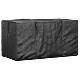 Garden Cushion Storage Bags 2 pcs Black 150x75x75 cm Polyethylene 3155397