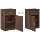Storage Cabinet Brown Oak 56.5x39x90 cm Engineered Wood 840715