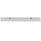 Floating Shelves 2 pcs Glass 100x10 cm 8 mm 3051517