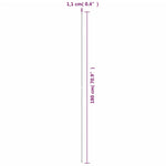 Garden Plant Stakes 30 pcs Green 180 cm Steel 319371
