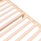 Bed Frame without Mattress Solid Wood 140x200 cm 814949