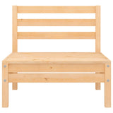 Garden Middle Sofa Solid Wood Pine 806572