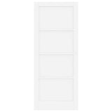 Interior Door White 86 x 211 cm Plywood 42052397
