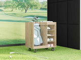 Golf Cabinet with Wheel Plain Sonoma Oak 65 x 45 x 98 cm 899449