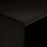Bedside Cabinet with Drawer Black and Gold 40 x 33 x 46 cm 4017834