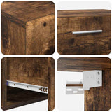 TV Cabinet Set FLORIN 3 pcs Smoked Oak Engineered Wood 3397999