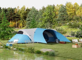3000mm Waterproof Camping Tent for 5-6 Man, Family Tent Porch and Sewn in Groundsheet, Portable T3398P349026