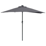 Garden Parasol Anthracite 294 x 150 x 224 cm 42003269
