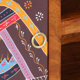 TV Cabinet Multicolour 90x30x45 Solid Wood Acacia 4016505