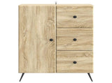Sideboard Sonoma Oak 66 x 34.5 x 90 cm Engineered Wood 895547