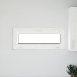 Basement Window RISOR 100x40 cm Tilt 3 Glazing White 4108380