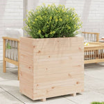 ZNTS Garden Planter 70x40x72.5 cm Solid Wood Pine 3282589