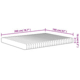 Foam Mattress Medium Soft 160x200 cm 373052