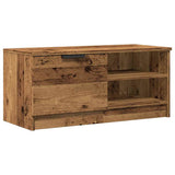 TV Cabinet Old Wood 80x35x36.5 cm Engineered Wood 856854