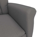 Massage Chair Dark grey 70.5 x 96.5 x 95 cm Polyester 348409