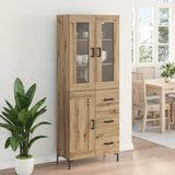 Highboard 2 pcs Artisan Oak 69.5 x 34 x 180 cm Engineered Wood 3415990