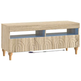 LED TV Cabinet Sonoma Oak Engineered Wood 896327