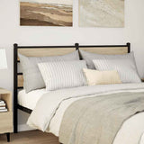 Replace Headboard Sonoma Oak 140 cm Iron and Engineered Wood 4017135