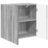 TV Wall Cabinet Grey Sonoma 59.5 x 31 x 60 cm Engineered Wood 892355